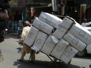 Heavy Lifting (can he add a portable coffee roaster to his load?)