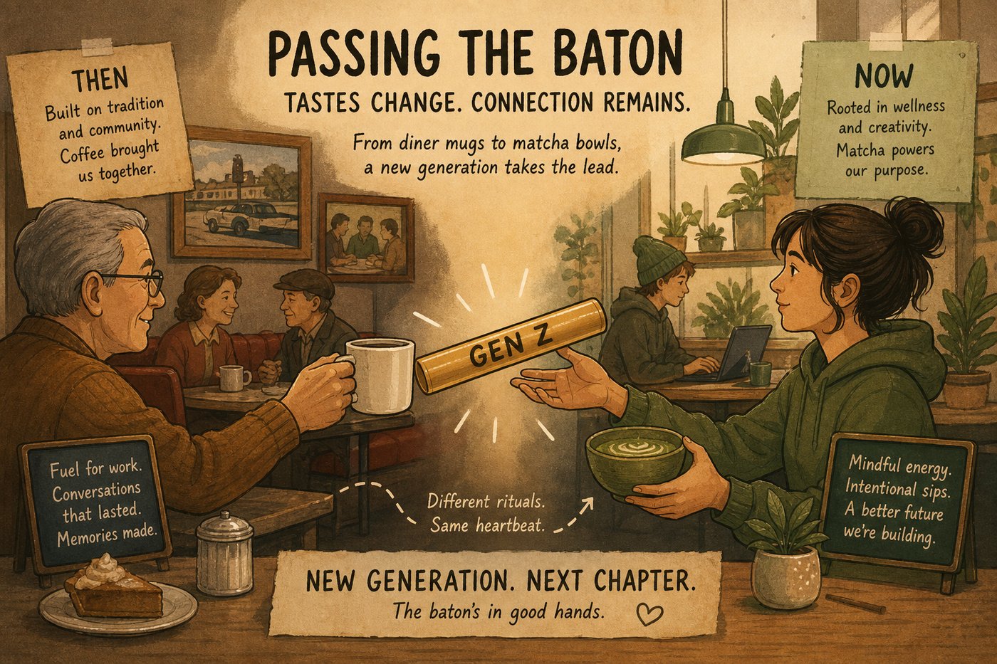 Matcha boom as a demographic handoff, not one viral drink